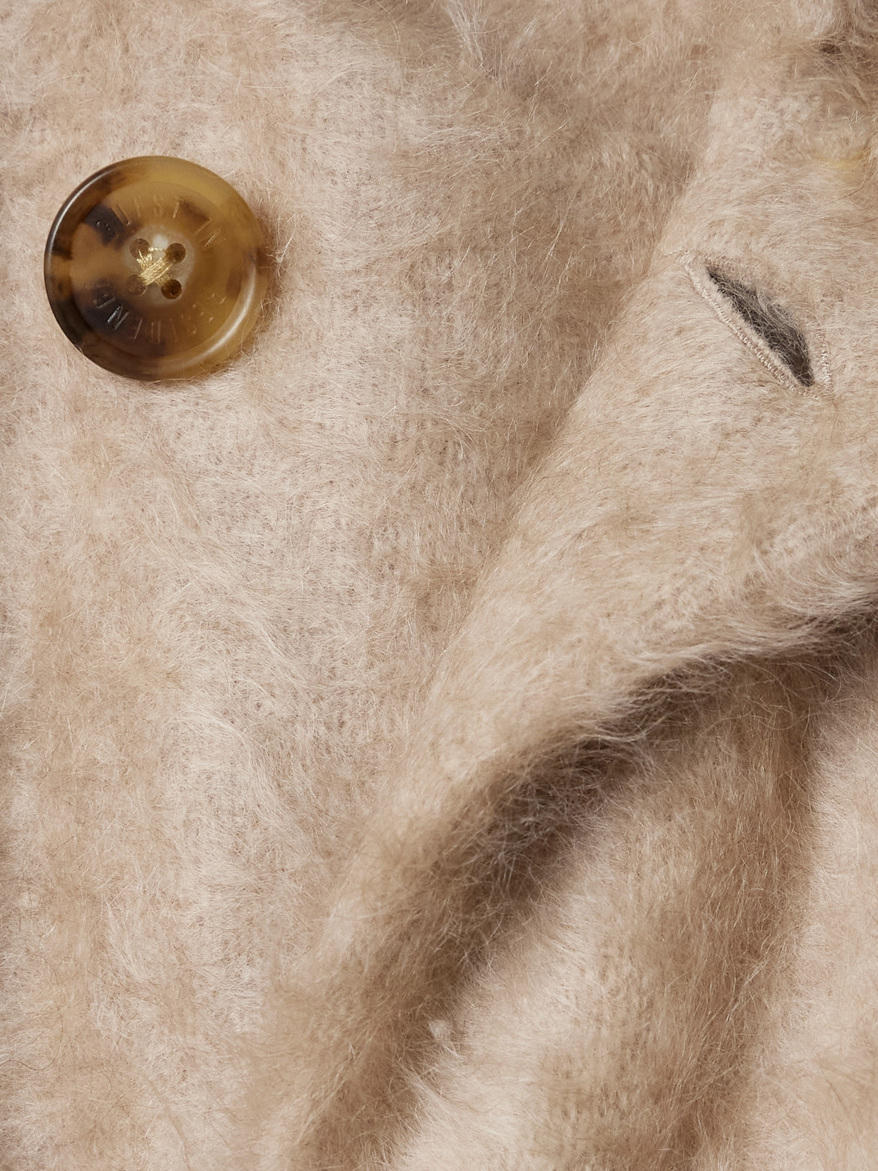 Grizzly Belted Brushed-cashmere Coat - Brown