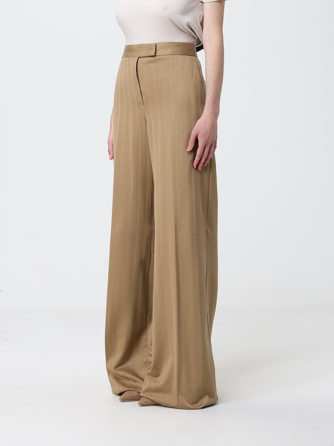 Pants Woman color Beige
