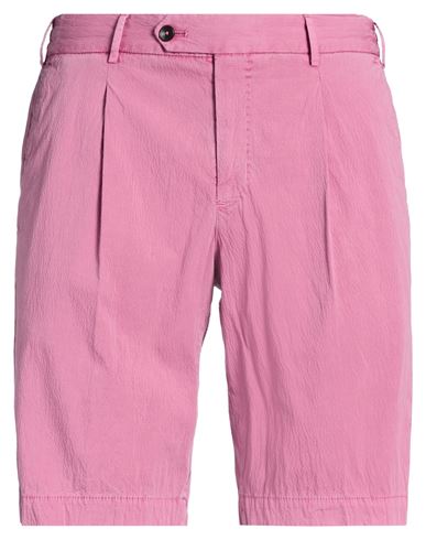 Man Shorts & Bermuda Shorts Pink Size 32 Cotton, Elastane