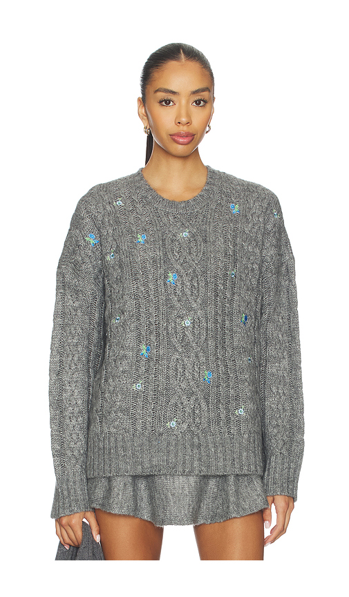 GUIZIO COMBINAISON EMBROIDERED KNIT en Grey. M. Also en L, S, XL