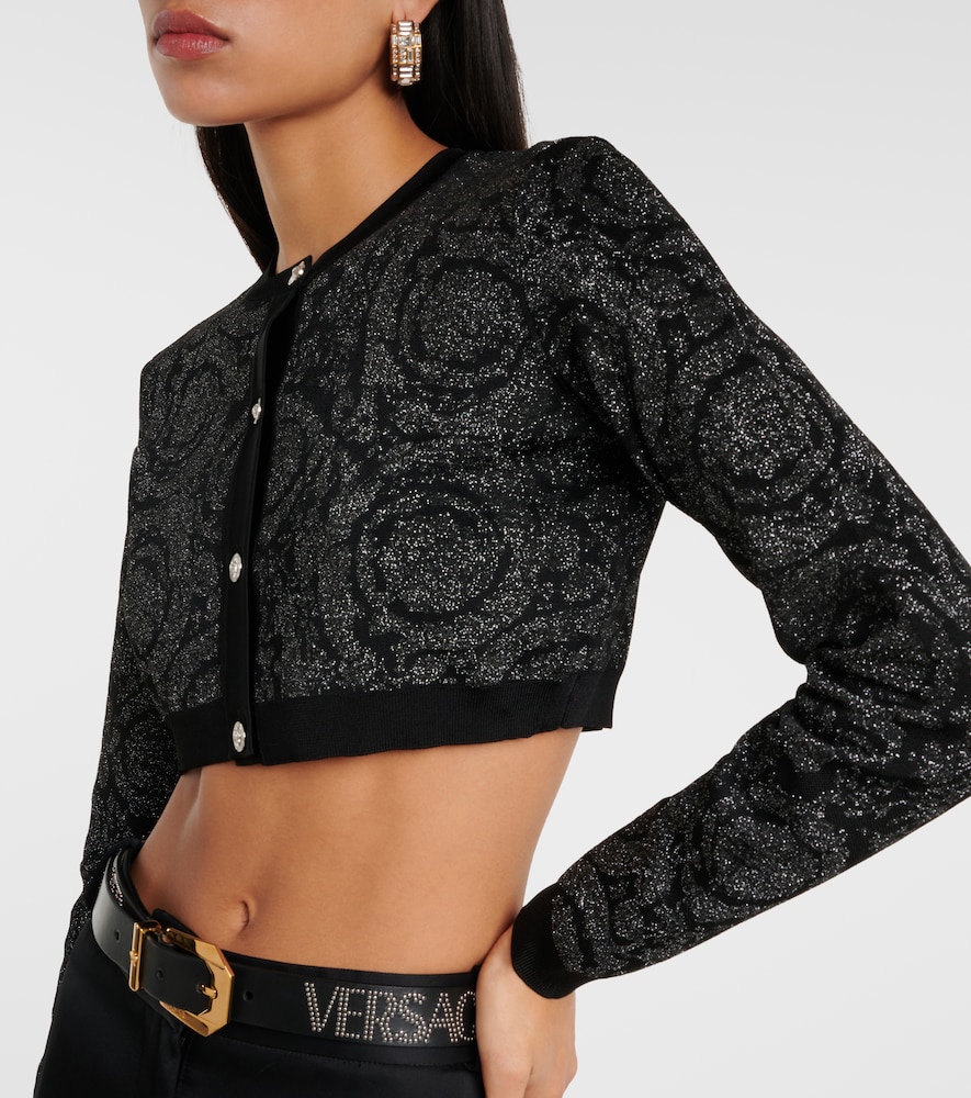 Barocco cropped cardigan