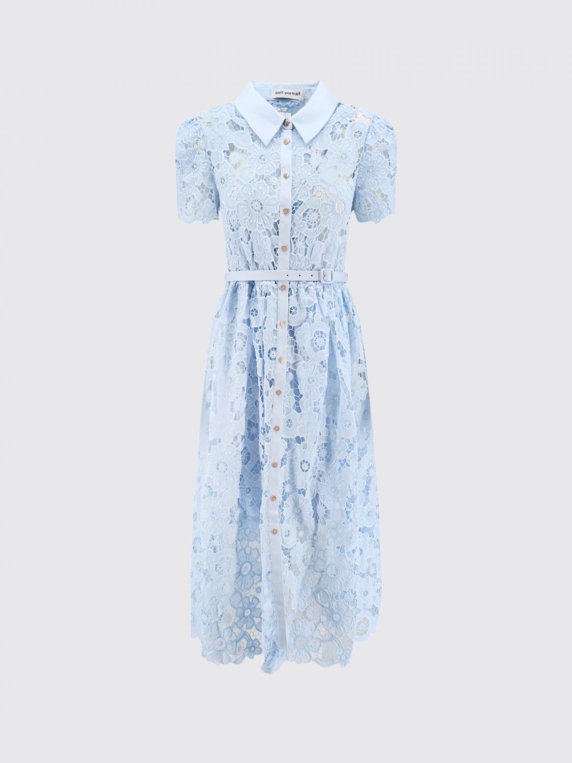 Lace Collared Midi Dress