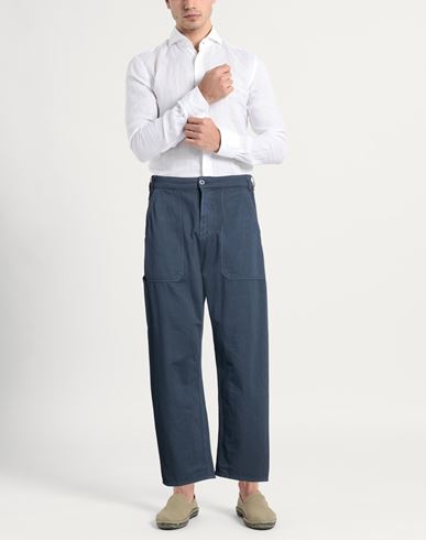 Man Pants Navy Size 30 Cotton, Recycled cotton