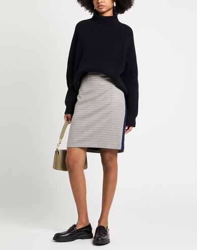 Woman Mini skirt Light grey Size 4 Viscose, Polyester, Elastane, Metal