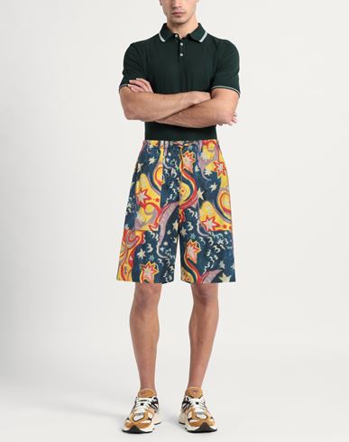 Man Shorts & Bermuda Shorts Navy Size 30 Cotton
