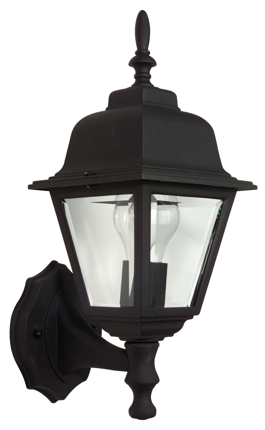Textured Black One Light Wall Mount from the Coach Lights Cast Collection