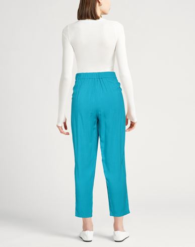 Forte_forte Woman Pants Azure Size 0 Viscose, Silk