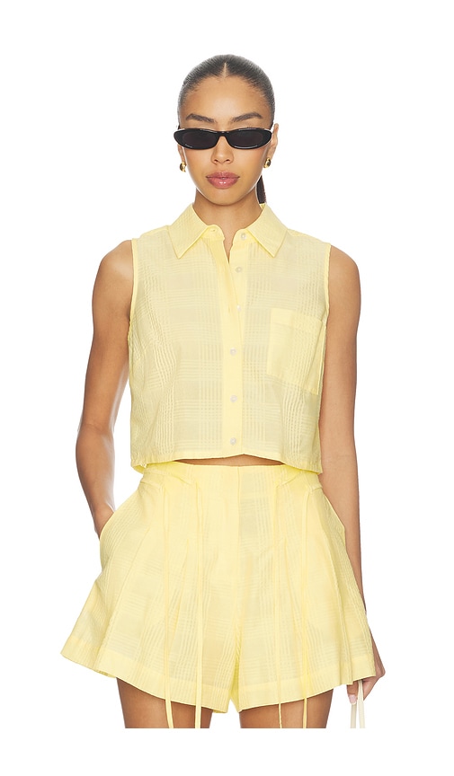 HEVRON Katja Top in Yellow. XS. Also in S