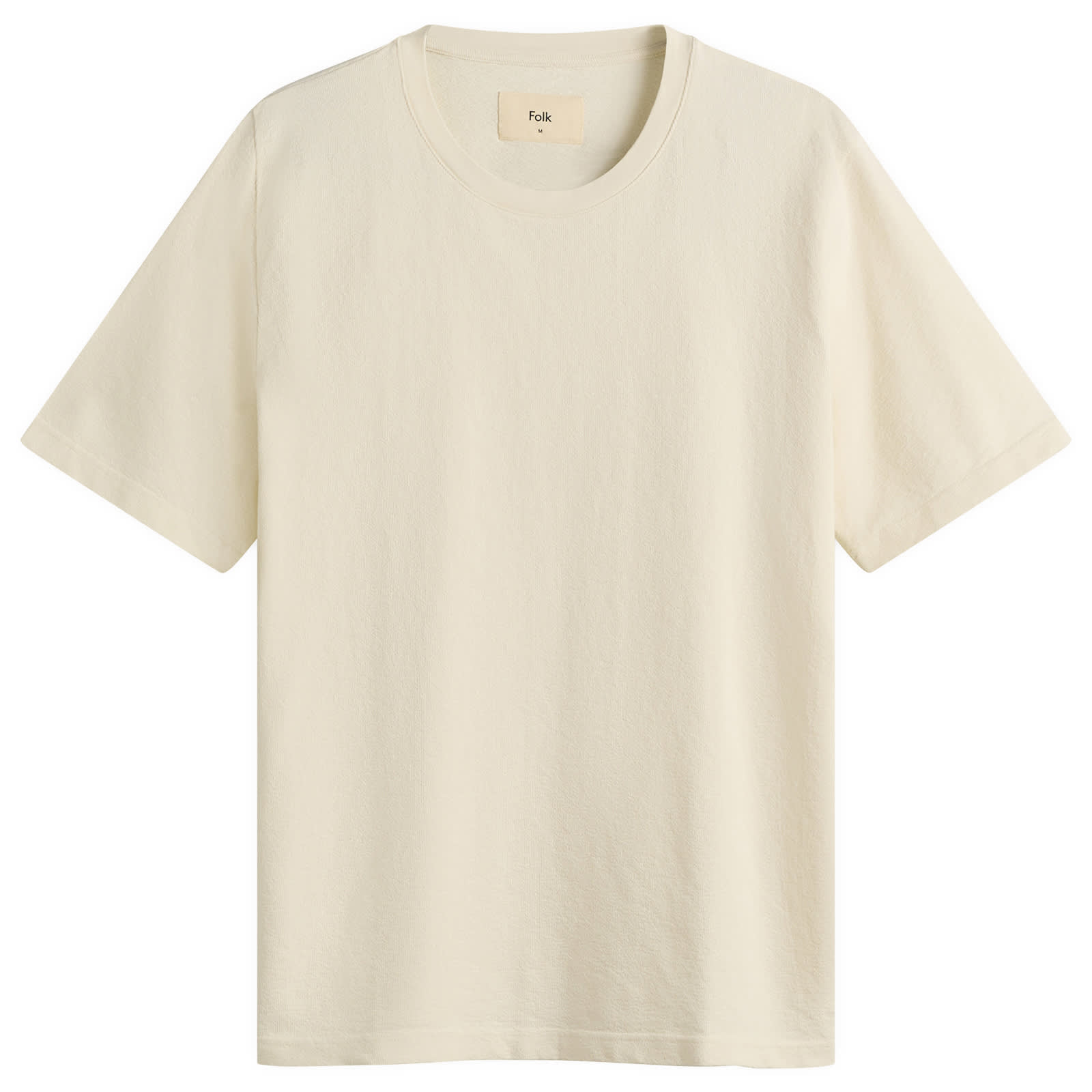 Men's Textured T-Shirt Ecru