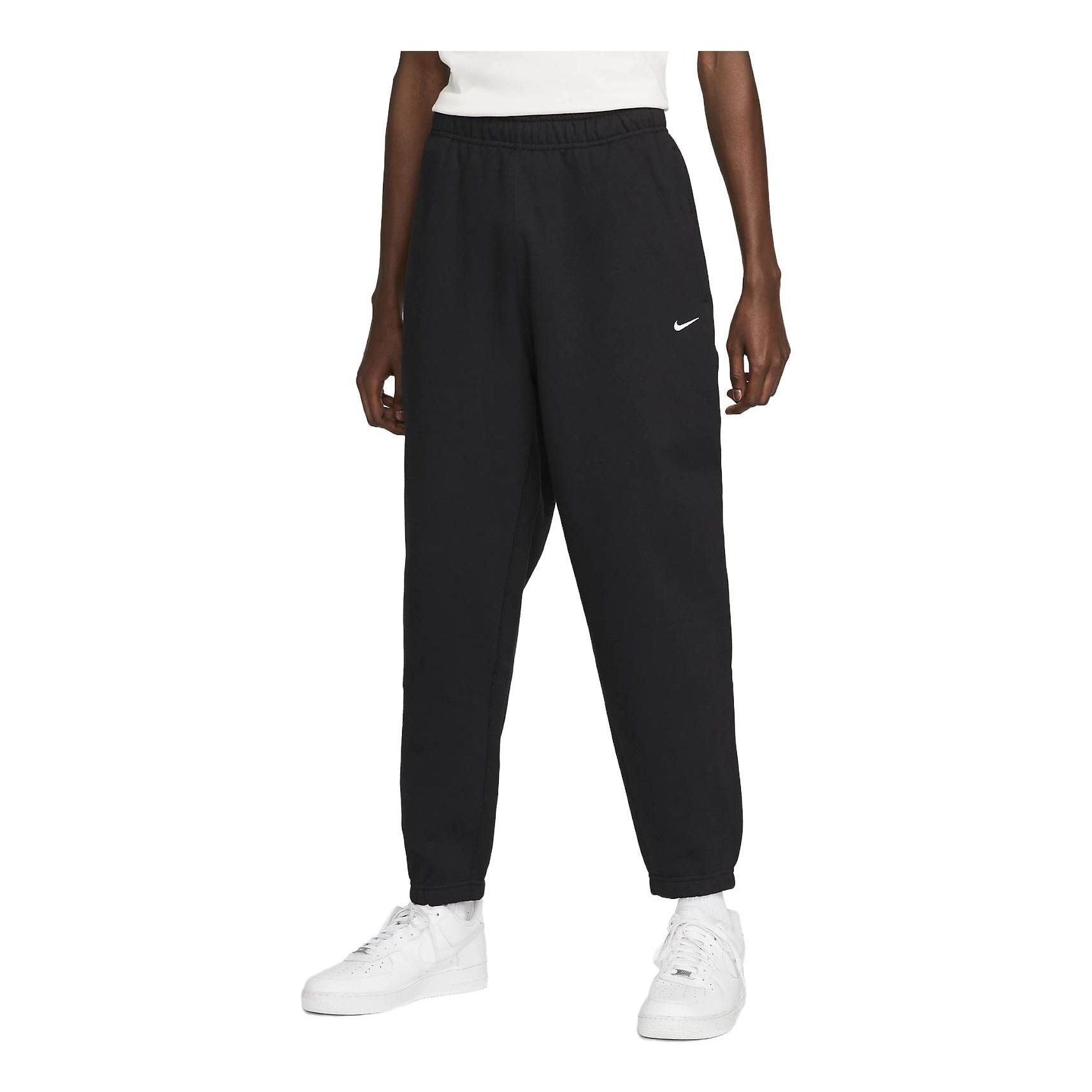 Solo Swoosh Fleece Trousers 'Black'
