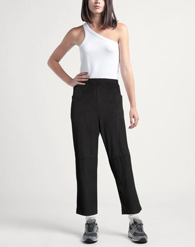 Woman Pants Black Size 6 Polyester, Elastane