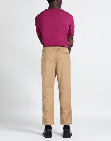 Man Pants Camel Size XL Cotton, Elastane