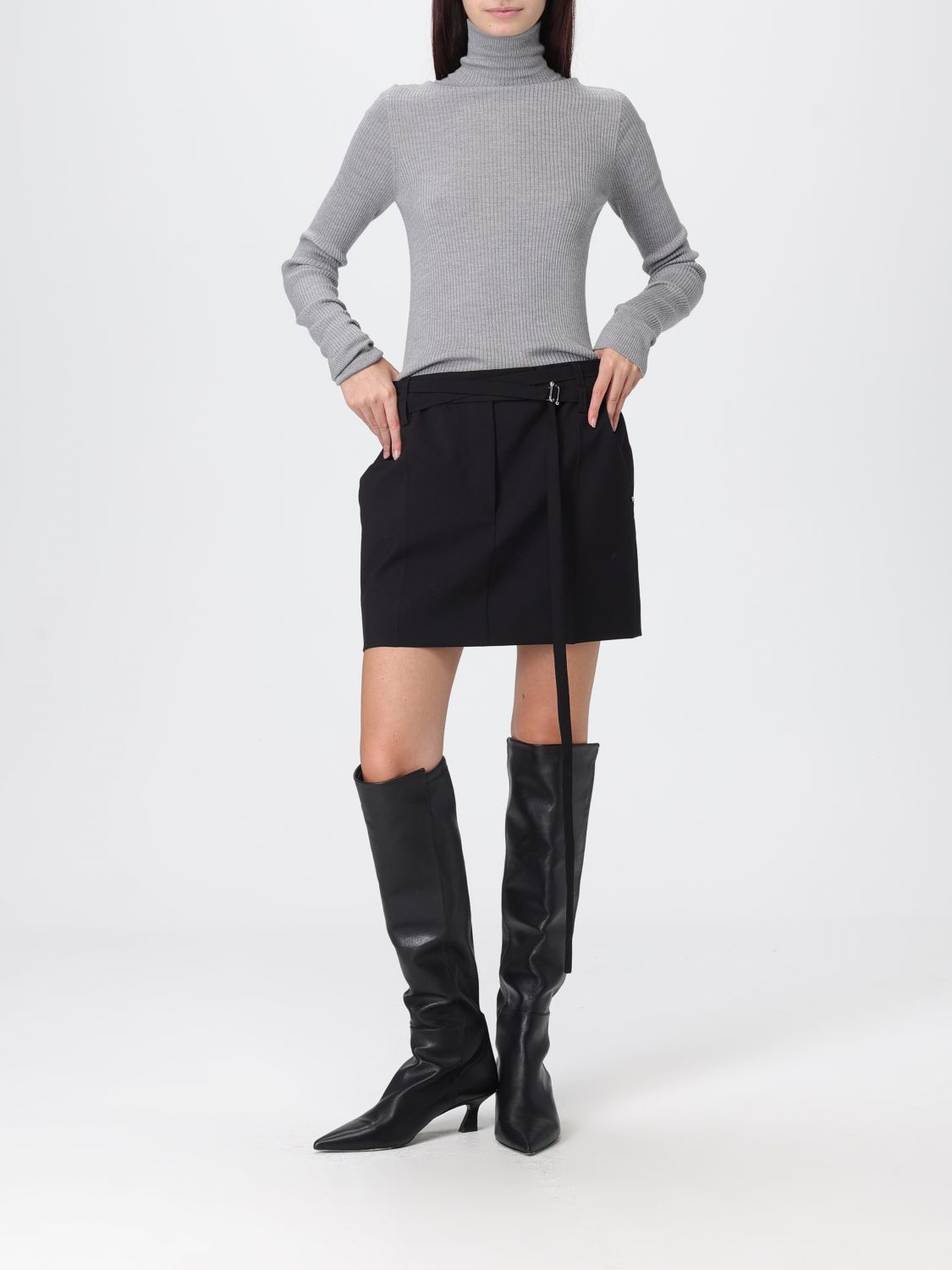Top Woman color Grey