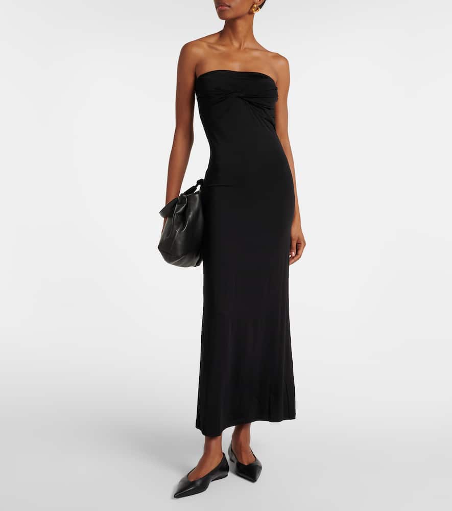 Cate strapless maxi dress