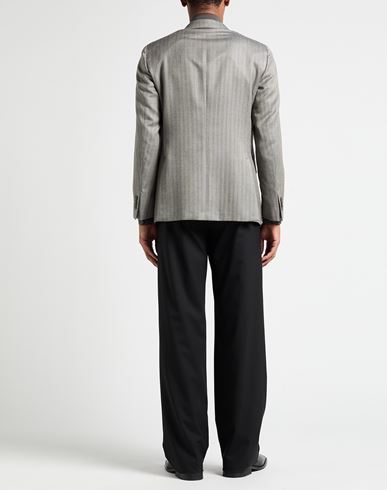 Man Blazer Grey Size 44 Virgin Wool, Silk