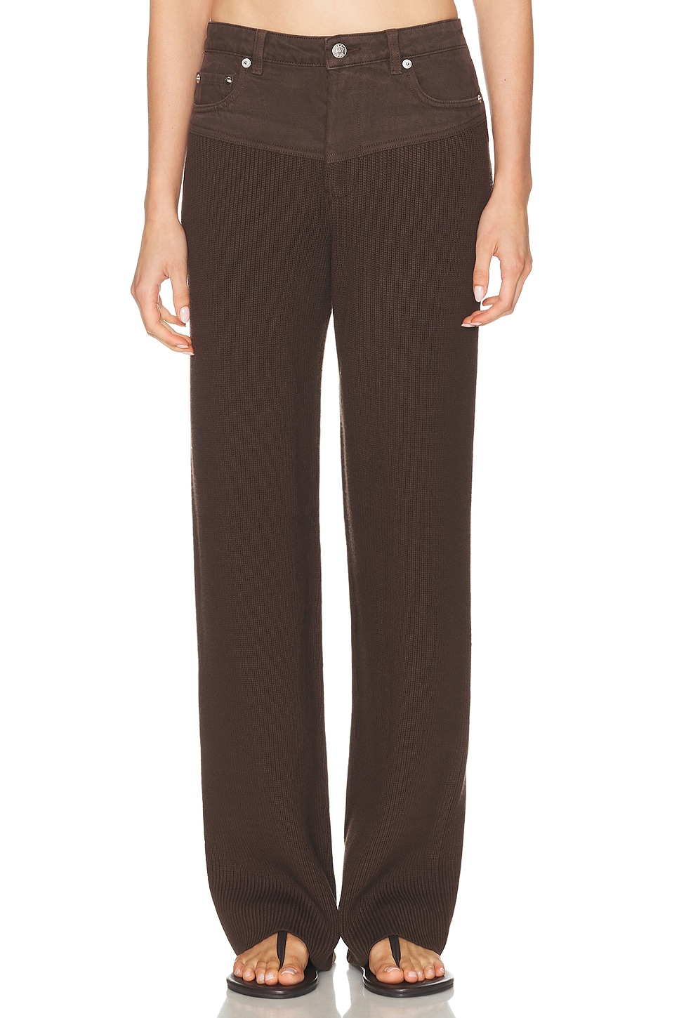 SEROYA Chani Pant in Brown. L. Also in XXS, XS, S