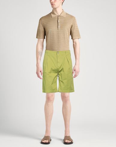 Man Shorts & Bermuda Shorts Lime green