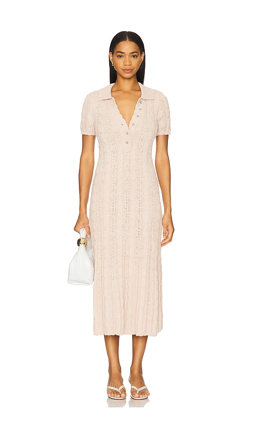 Free People Amory Midi Dress in Neutral. -  XL also in L, M