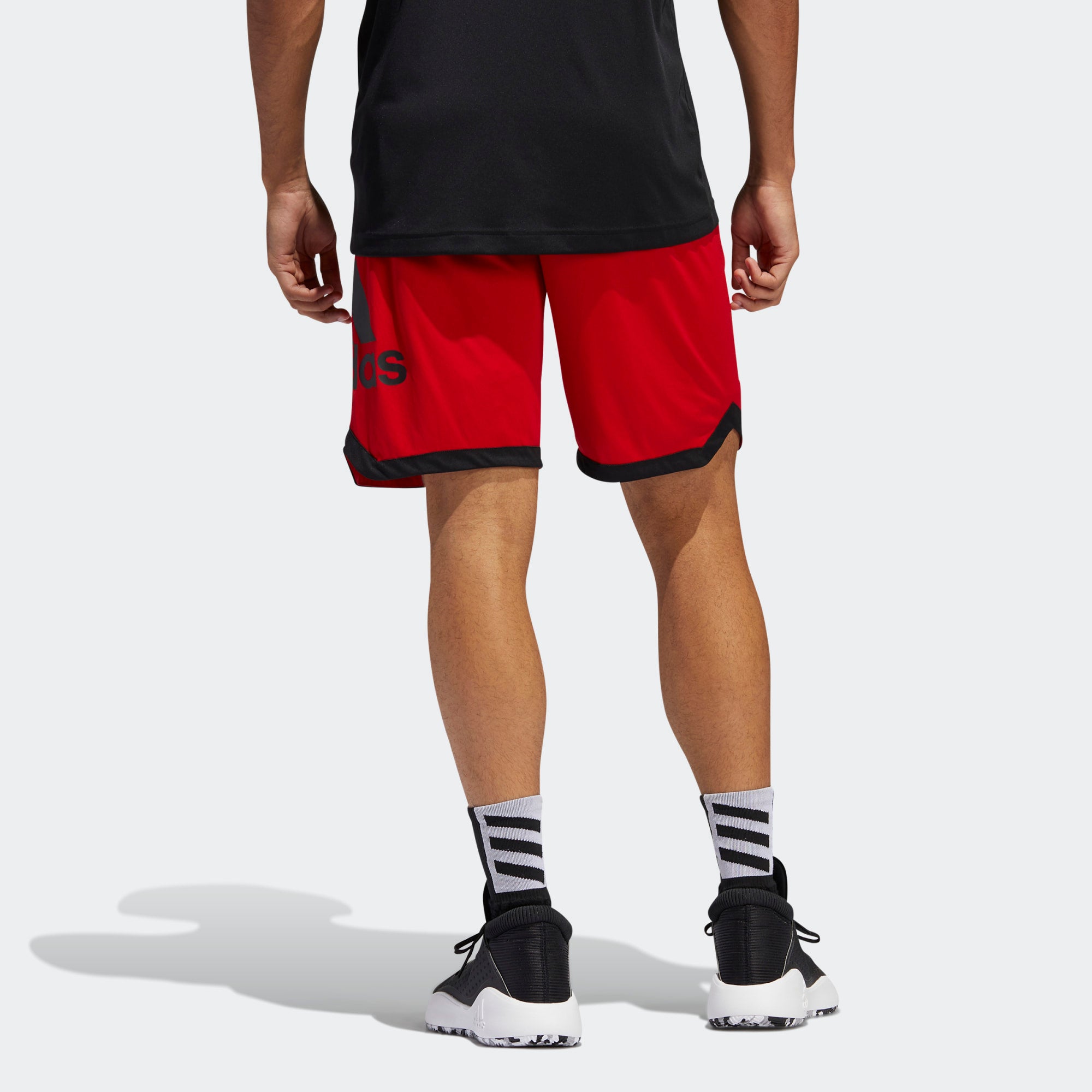 Running Training Sports Basketball Shorts Red