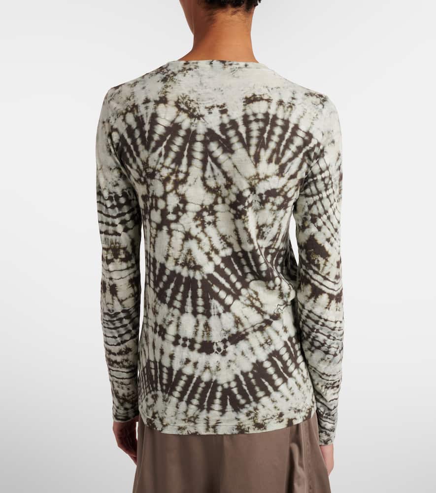 Mia tie-dye cotton jersey top