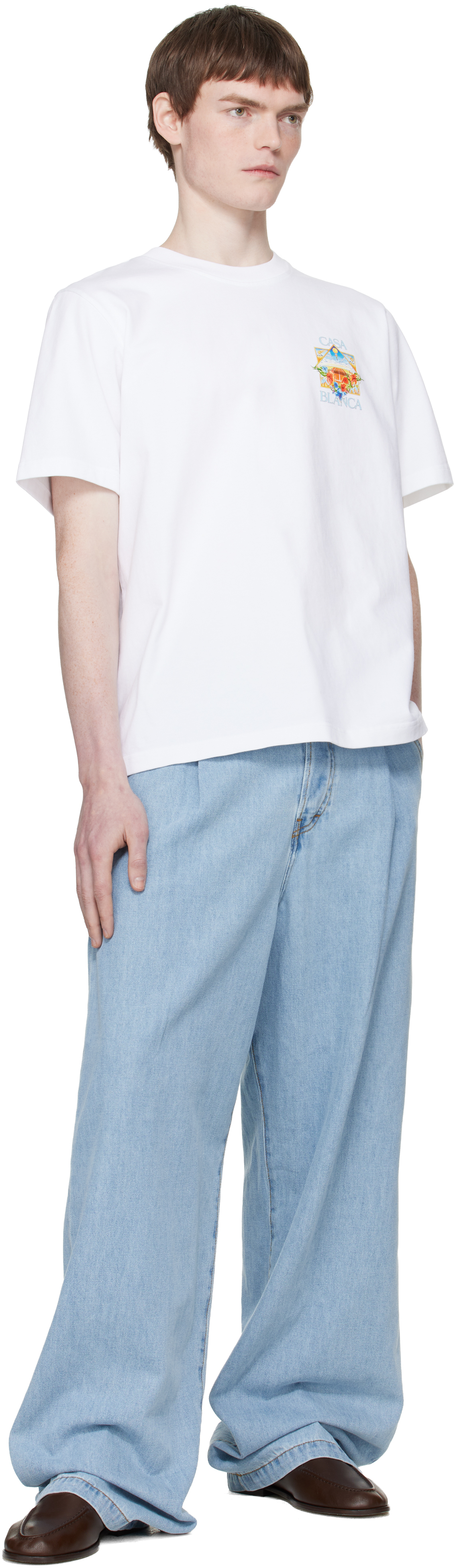 White Tennis Landscape Classic T‑shirt