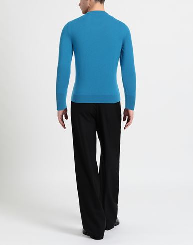 Man Sweater Azure Size 38 Cashmere