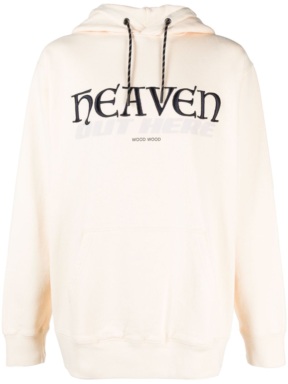Zeus Heaven cotton hoodie - Neutrals
