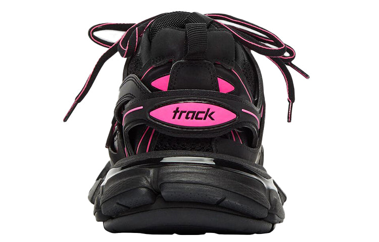 (WMNS) Track Sneaker 'Black Neon Pink'