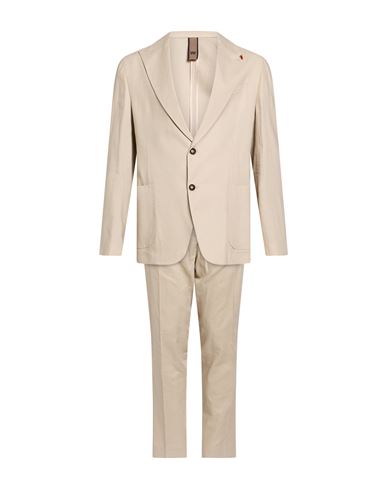 Man Suit Beige Size 46 Linen, Viscose
