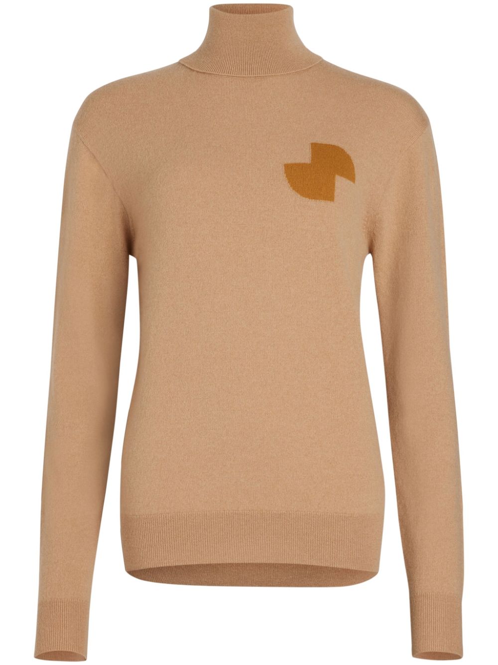 JP roll-neck sweater - Brown