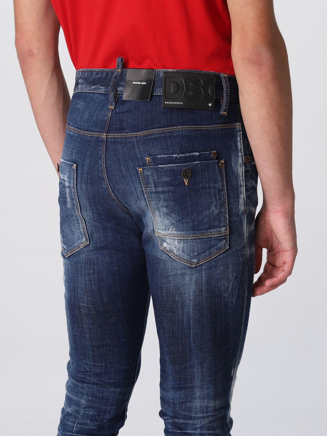 Pants Men color Navy