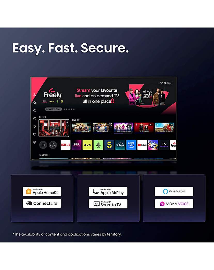 Hisense 40A5QTUK FHD QLED TV Freely