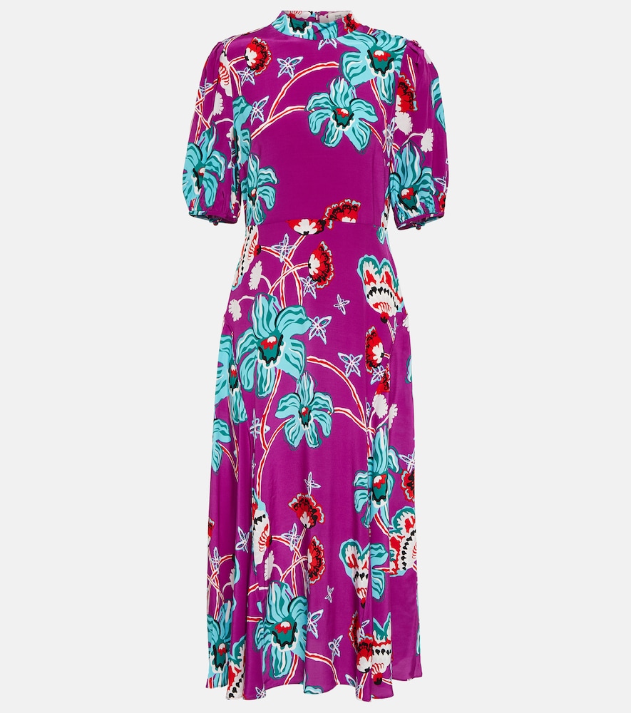 Nella floral midi dress