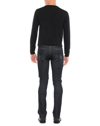 Man Jeans Black Size 34 Cotton, Polyester, Elastane