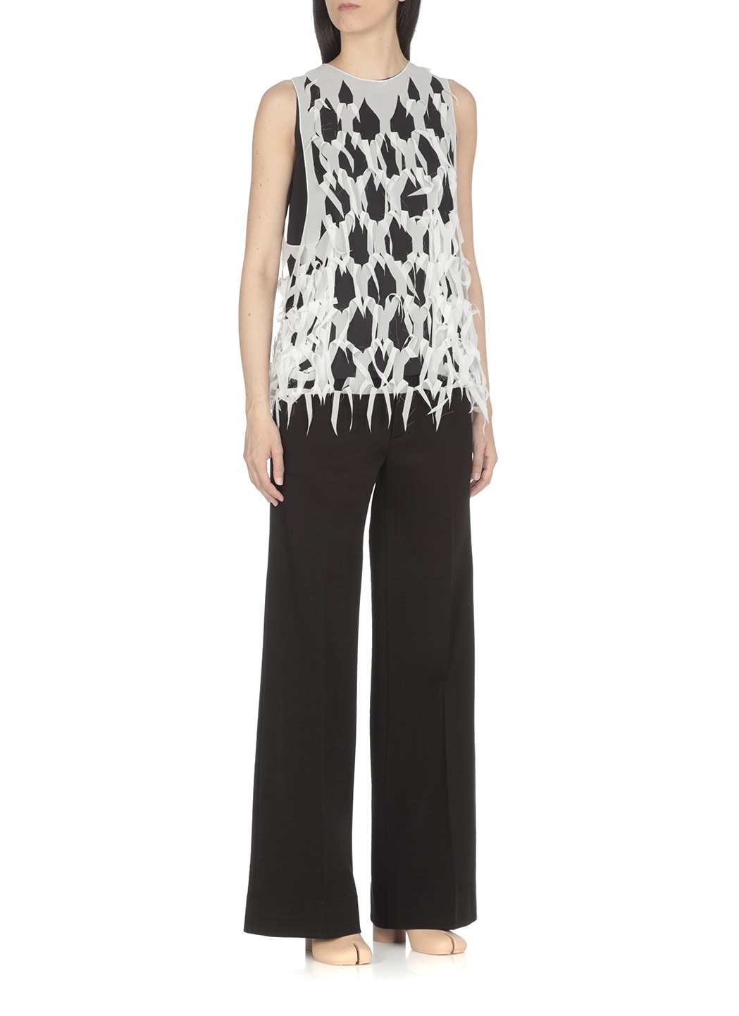 フレア ウール トラウザーズ