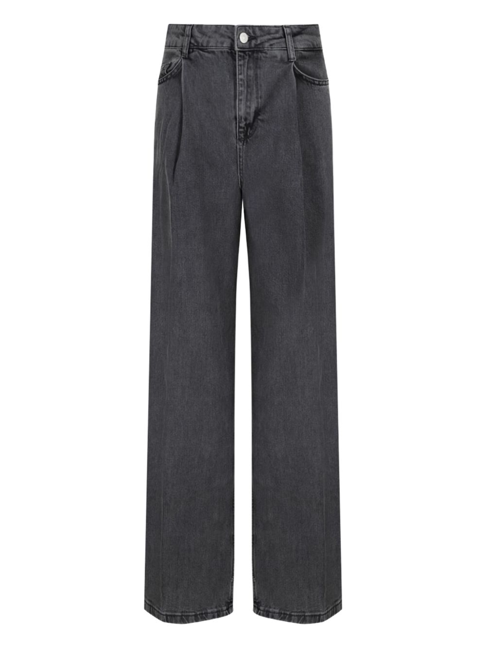 Selected Femme straight-leg trousers - Grey