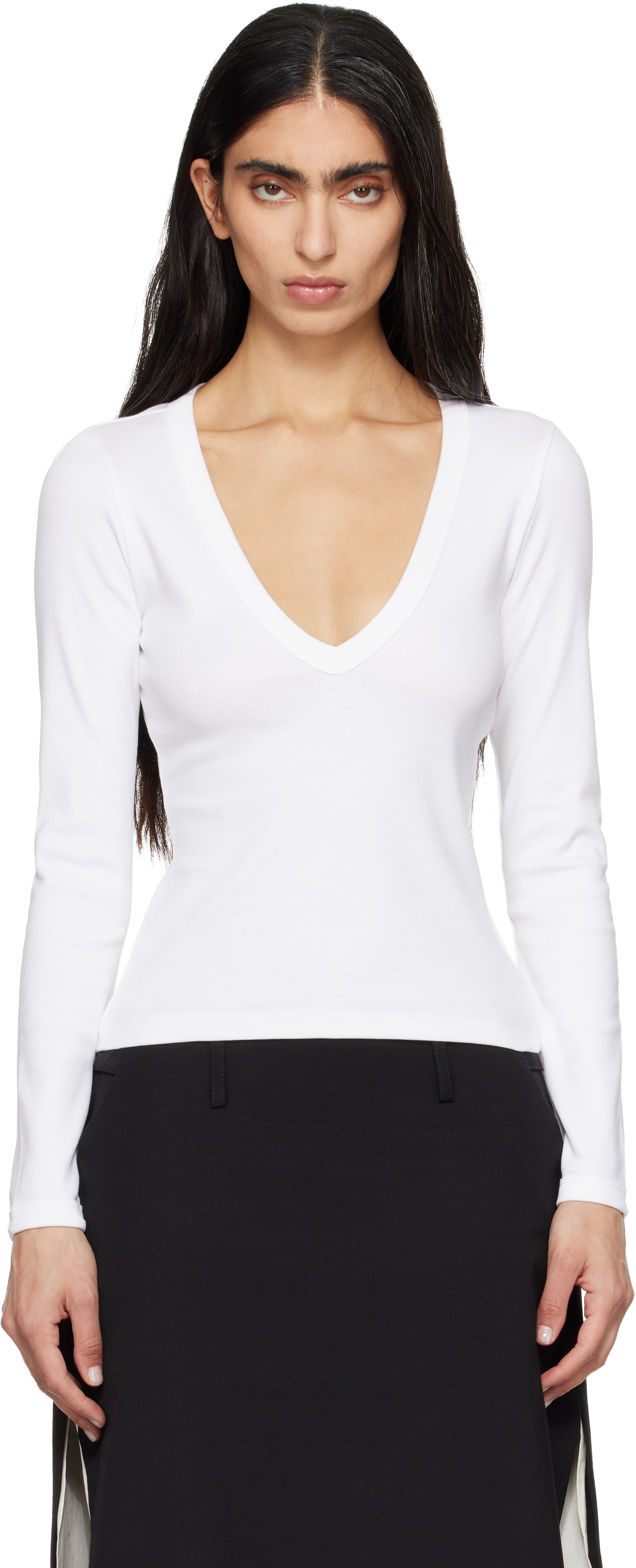 White Dewi Longsleeve T-shirt
