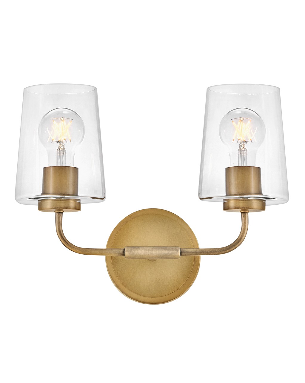 Heritage Brass LED Vanity from the Kline Collection