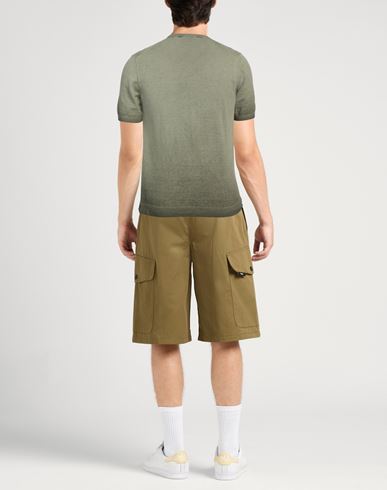 Alpha Studio Man Sweater Sage green Size 38 Cotton