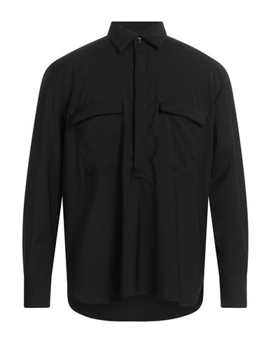 Pt Torino Man Shirt Black Size 15 ½ Virgin Wool