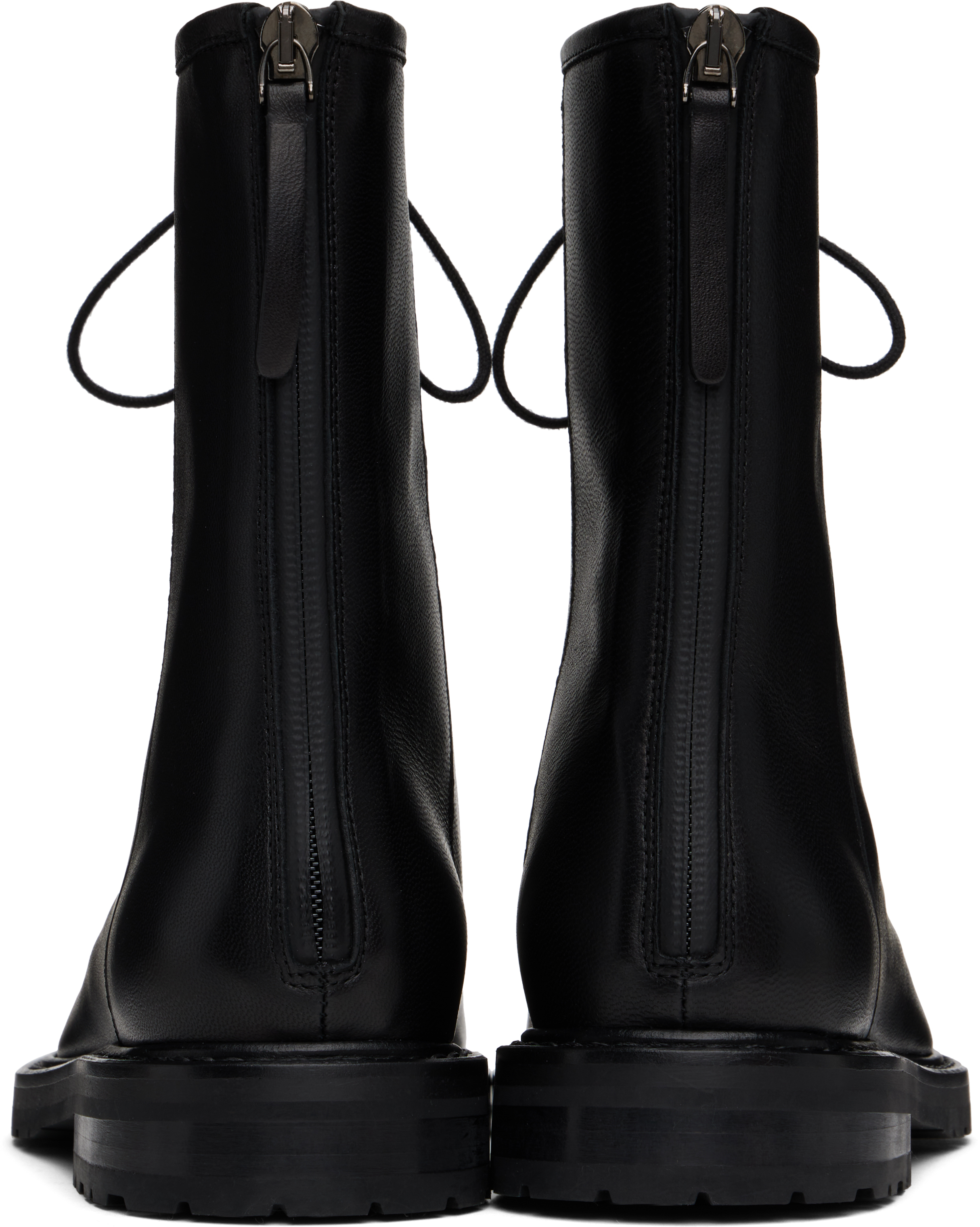 Legres Black Combat Boots