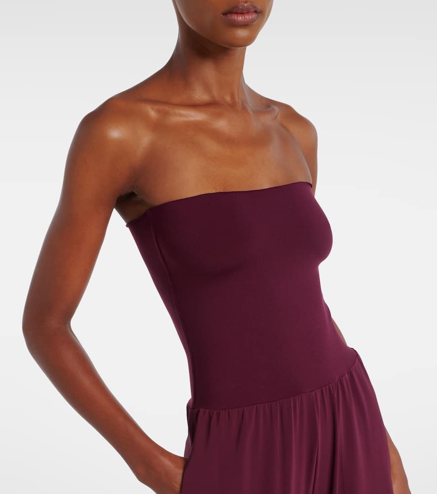 Dao strapless jersey jumpsuit