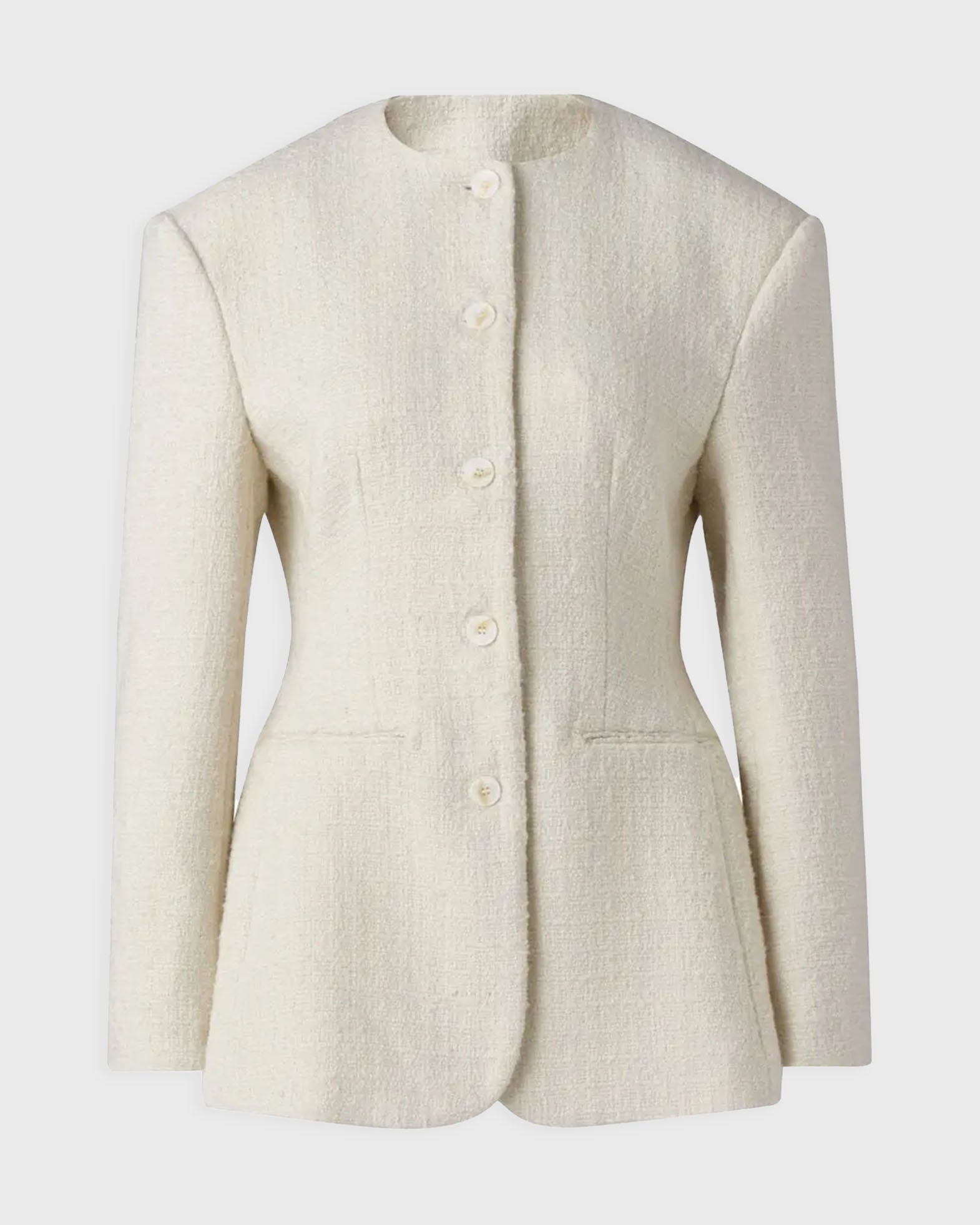 Malina Blazer Carol Fitted Offwhite