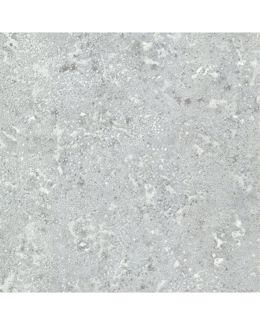 A-Street Prints Kulta Silver Cemented Wallpaper