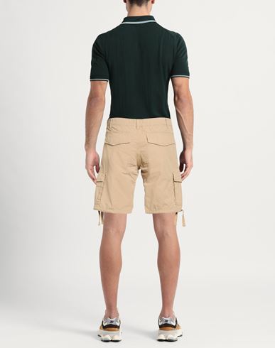 Man Shorts & Bermuda Shorts Camel Size XS Cotton