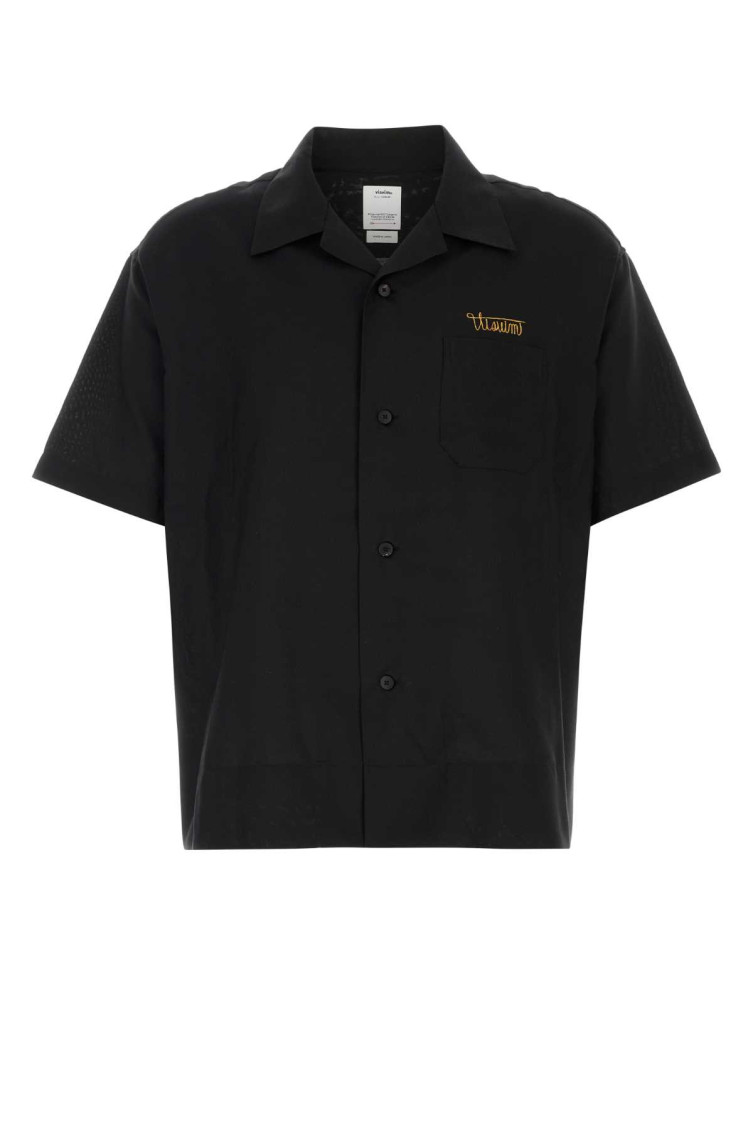Black Silk Shirt Exterior: Camicie - Men