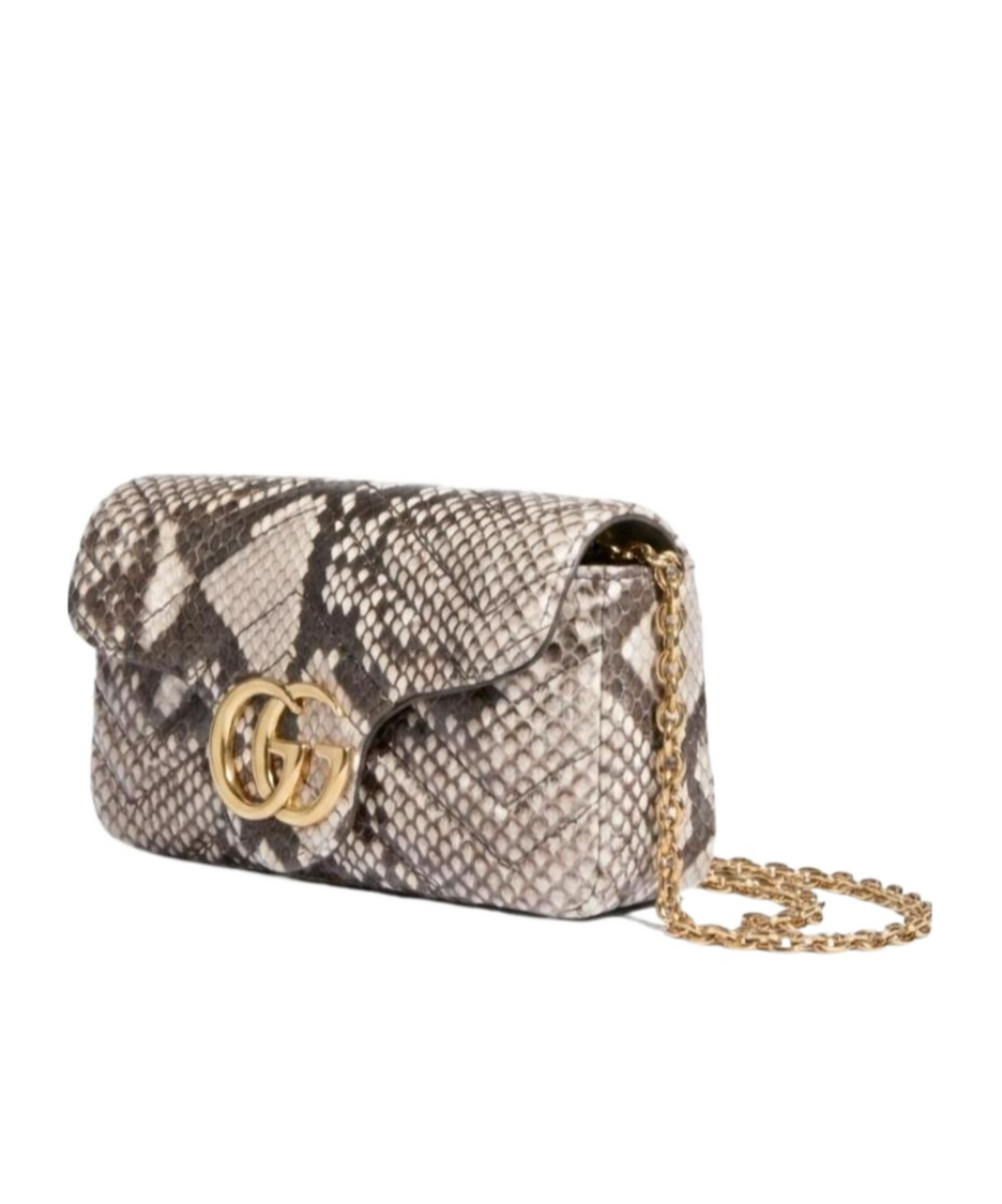 GG Marmont python mini shoulder bag