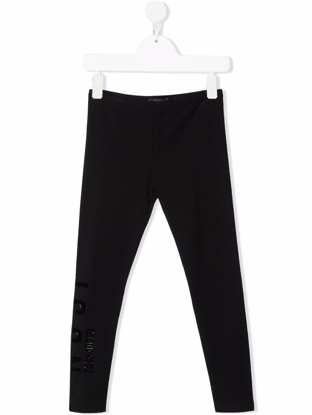 Icon-print leggings - Black