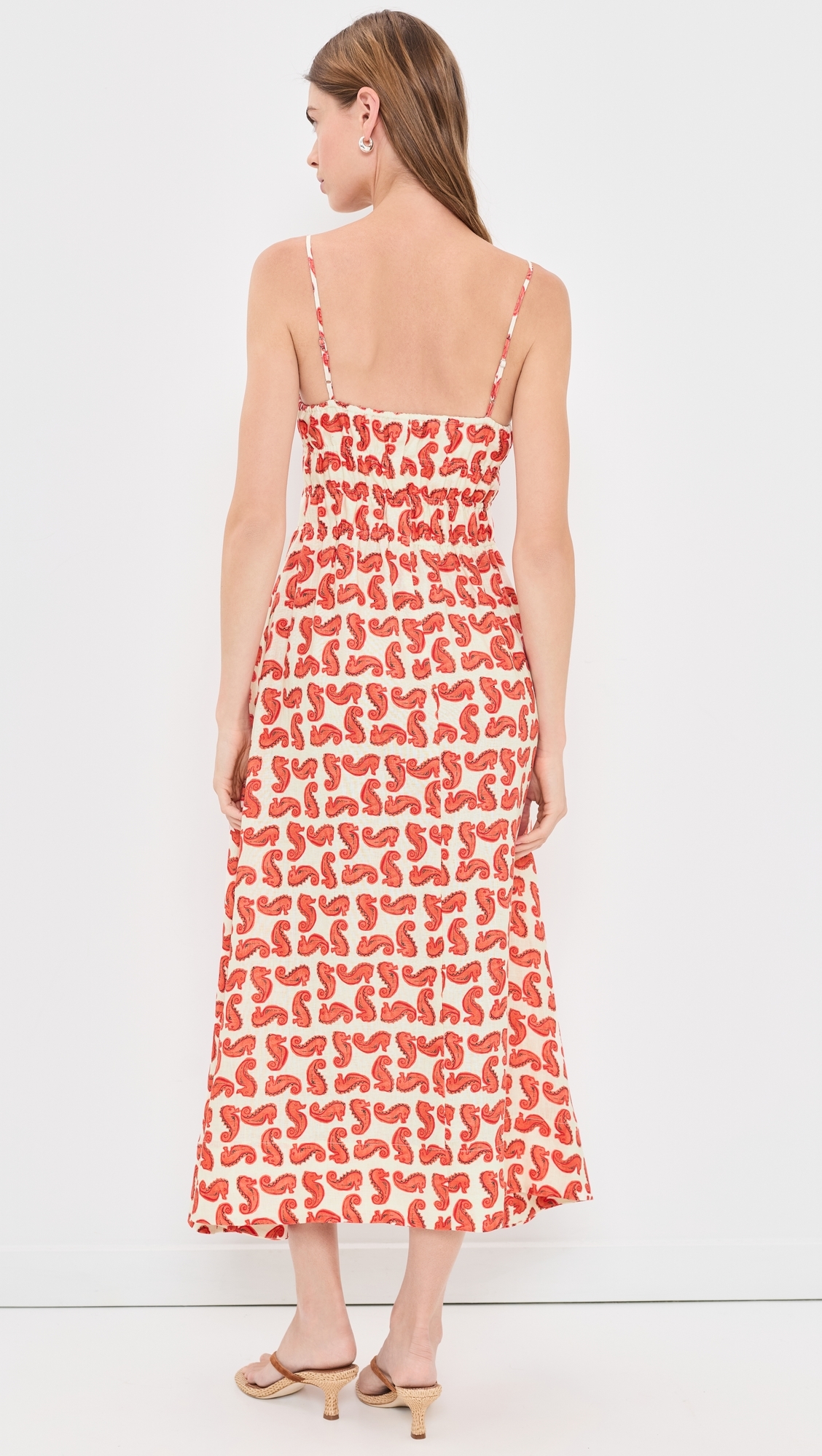 Ayla Linen Dress Seahorse Cream