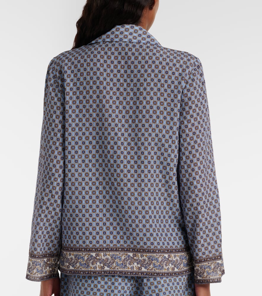 Eva printed blouse
